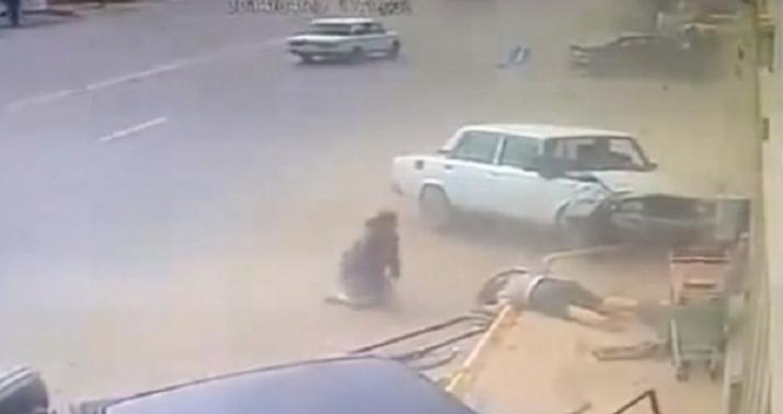 Bakıda 4 maşın toqquşdu -